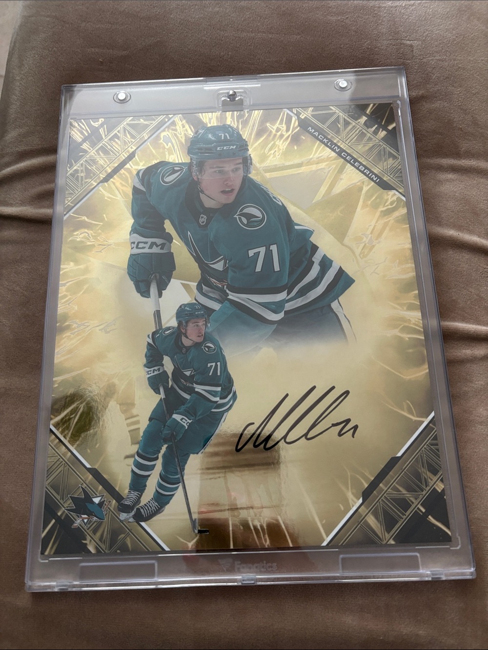 Upper Wraps Emanate San Jose Sharks Macklin Celebrini